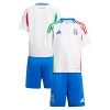 Virallinen pelipaita Italia Vieras Euro 2024 Lyhythihainen - Lasten ( + Lyhyet housut ) Virallinen pelipaita Italia Vieras Euro 2024 Lyhythihainen - Lasten ( + Lyhyet housut )